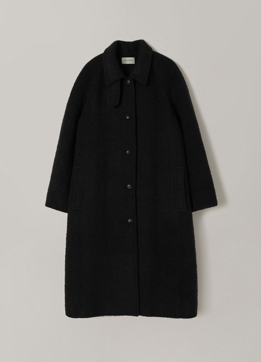 NOTHING WRITTEN Boucle coat バッグを含む コートロングコート